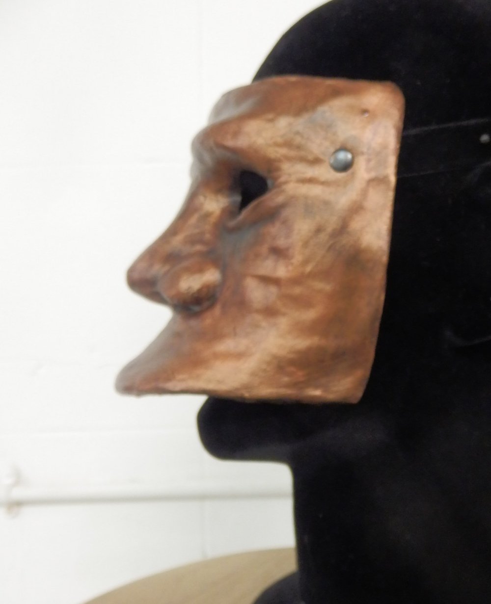 Bronze Bauta Mask