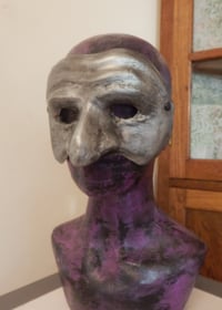 Image 5 of Silver Pulcinella Mask