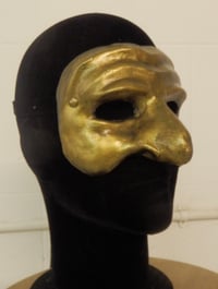 Image 1 of Gold Pulcinella Mask