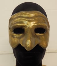 Image 3 of Gold Pulcinella Mask