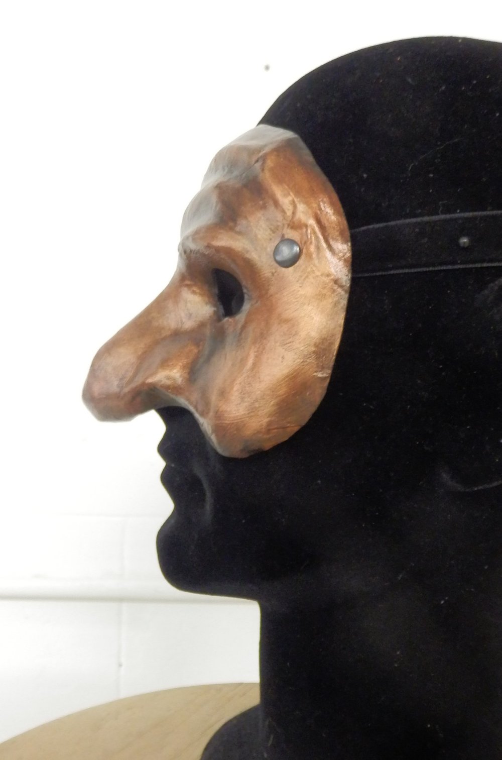 Bronze Pulcinella Mask