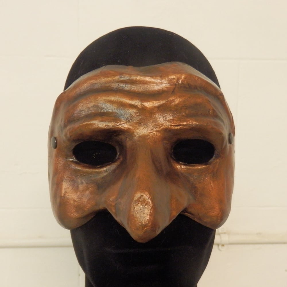 Bronze Pulcinella Mask
