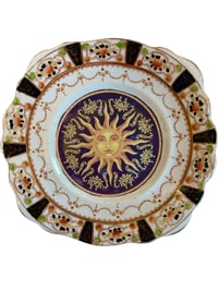 Yellow and Black Sunshine Plate