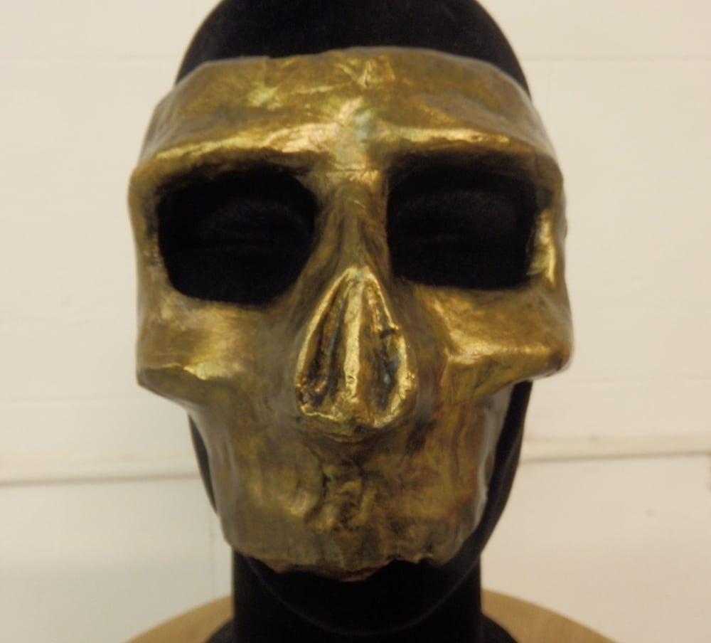 Gold Skull Mask