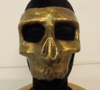 Image 1 of Gold Skull Mask