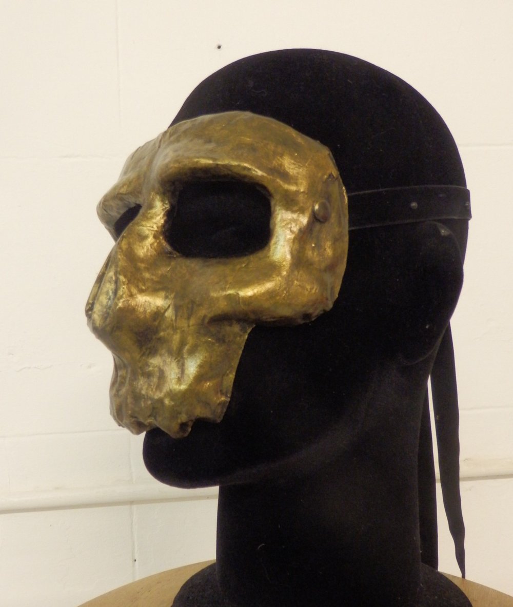 Gold Skull Mask