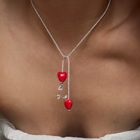 Image 1 of la letra entre corazónes - silver