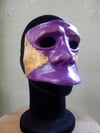 Purple Gold Bauta Mask