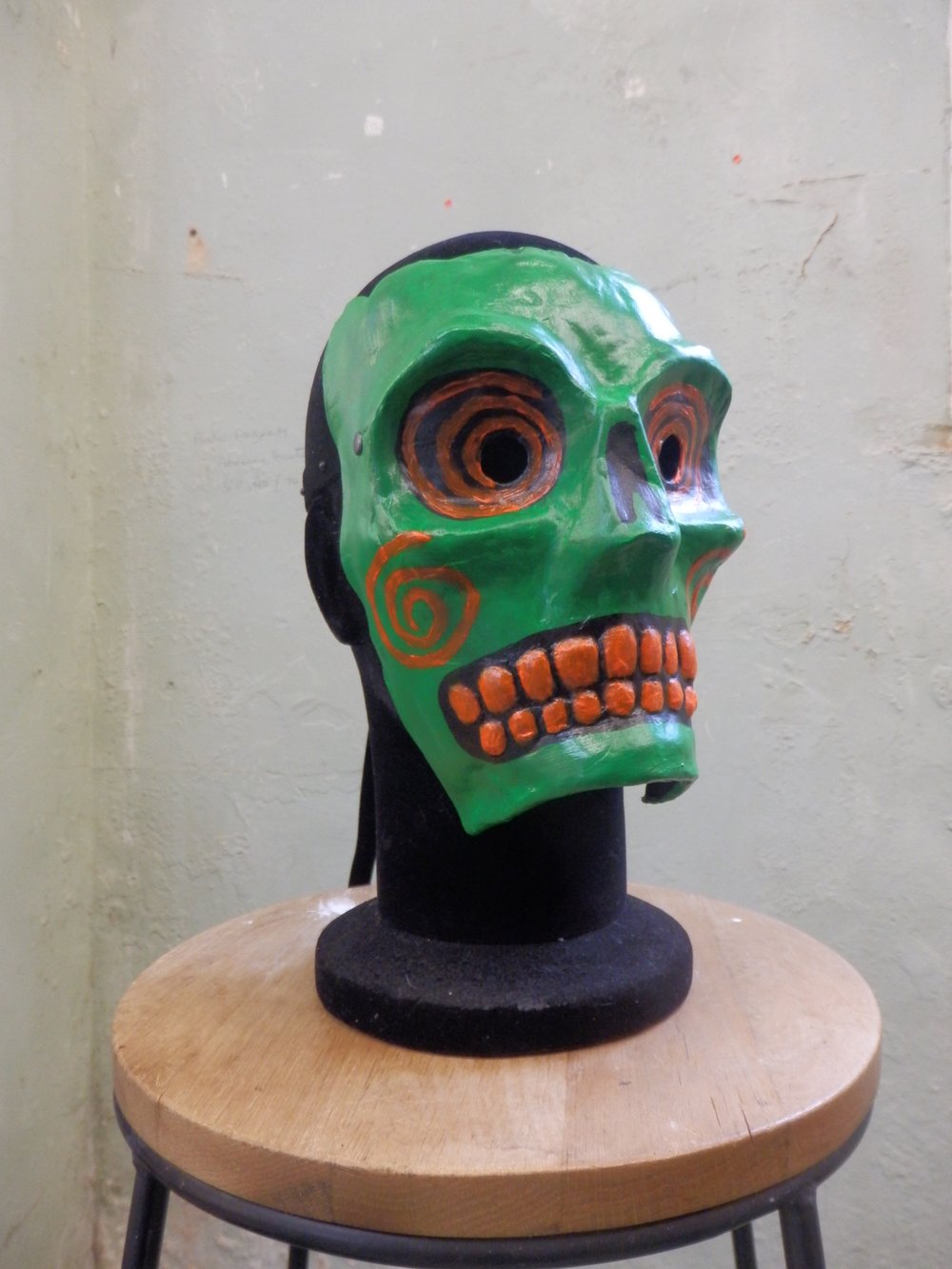 Green Skull Mask