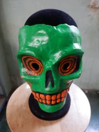 Image 3 of Green Skull Mask