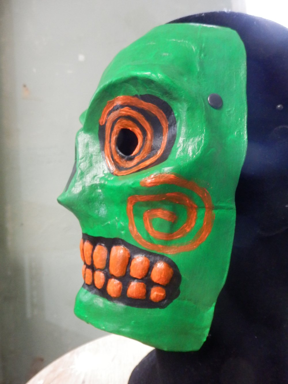 Green Skull Mask
