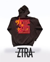 Image 2 of "MAKE A WISH" HOODIE (CRIMSON) [CHOCOLATE]