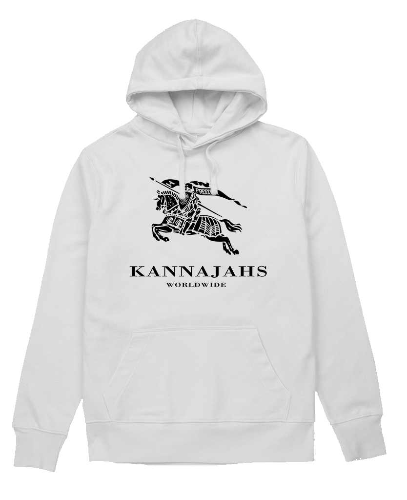 Image of KANNAJAHS WHITE HOODIE