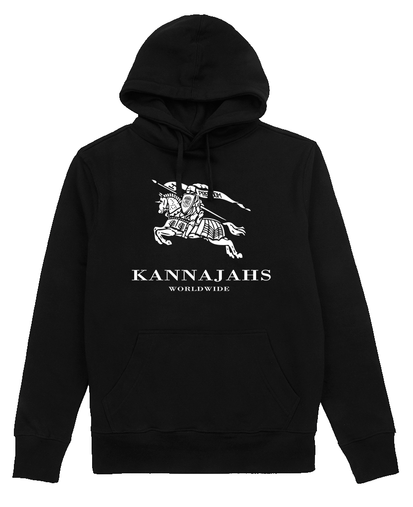 Image of KANNAJAHS BLACK HOODIE