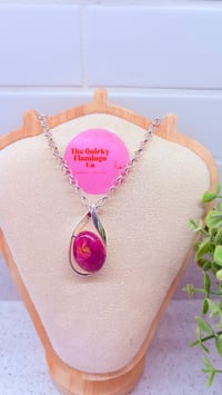Peony Leaf Drop Pendant