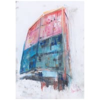 Image 1 of Met Tower, Glasgow - Charcoal and Soft Pastels on Paper 