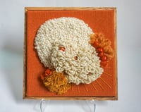 Punch Needle Framed Art: Orange