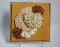 Punch Needle Framed Art: Yellow I