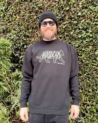 Image 3 of Hoodcats glow-in-the-dark crew neck sweatshirt