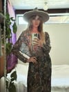 1970s Koos van den Akker chiffon low back bohemian dream dress 