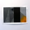 paintings on paper 5/9 - Grey/Black/Orange