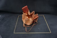 Image 7 of Leather drawstring pouch, Coin bag, 