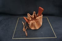 Image 8 of Leather drawstring pouch, Coin bag, 