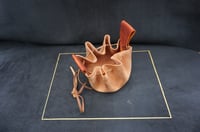 Image 9 of Leather drawstring pouch, Coin bag, 