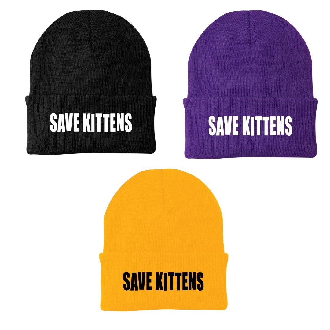 Image of Save Kittens Beanie 