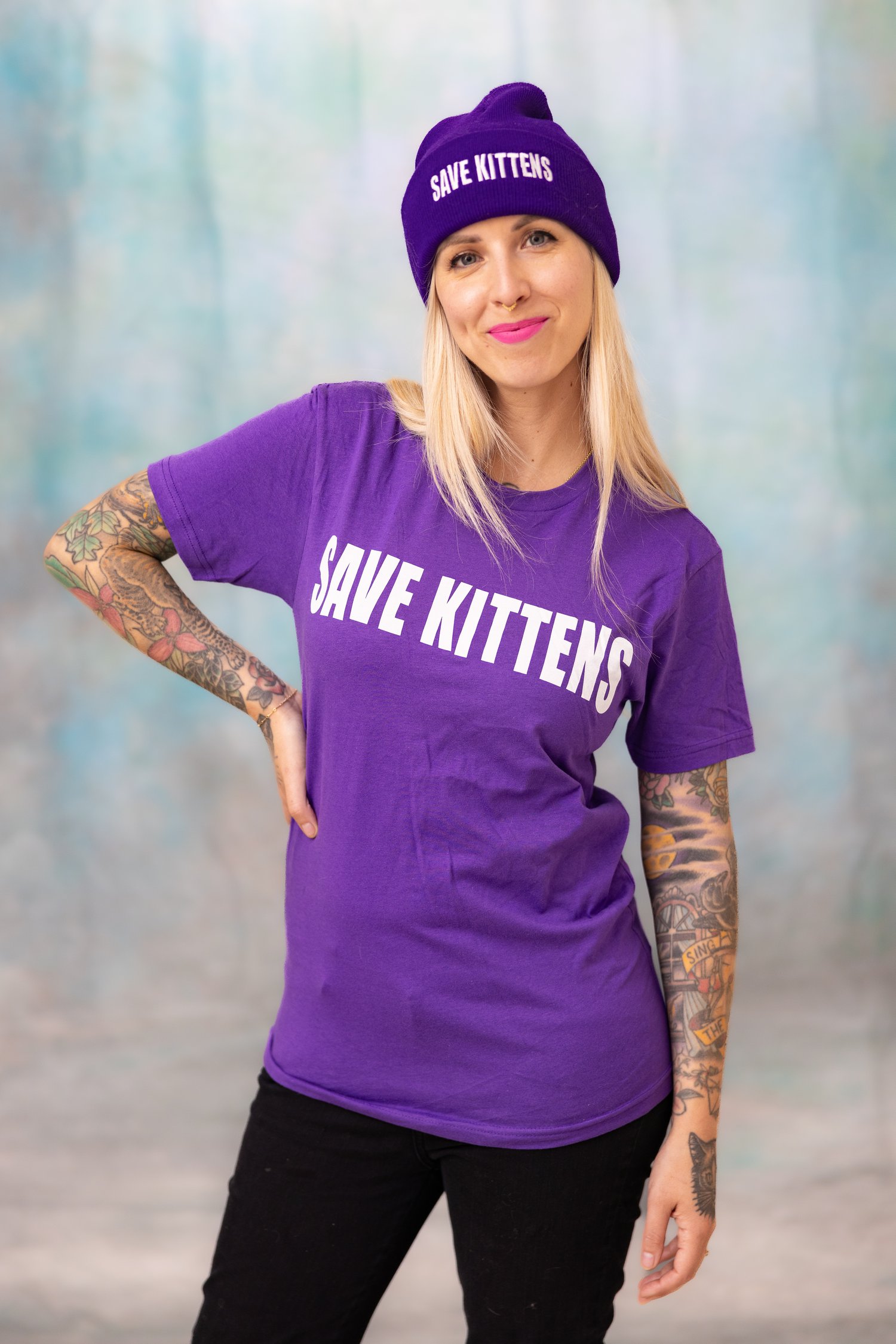 Image of Save Kittens Beanie 