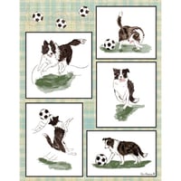 Image 5 of Soccer Dog Art Print