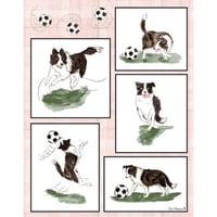 Image 4 of Soccer Dog Art Print