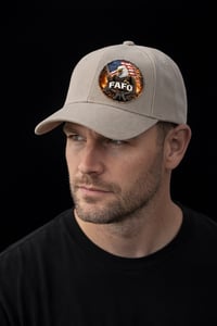 Image 1 of PATRIOTIC FAFO BALD EAGLE COTTON TWILL BASEBALL CAP