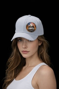 Image 2 of PATRIOTIC FAFO BALD EAGLE COTTON TWILL BASEBALL CAP