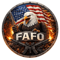 Image 5 of PATRIOTIC FAFO BALD EAGLE COTTON TWILL BASEBALL CAP