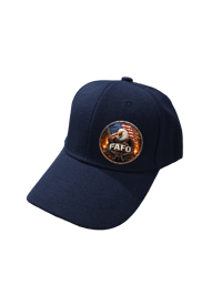 Image 4 of PATRIOTIC FAFO BALD EAGLE COTTON TWILL BASEBALL CAP