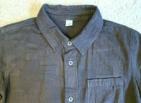 Image 2 of Pure Blue Japan indigo dyed jacquard shirt, size 2 (fits S/M)