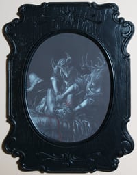 "The Voice of that Man Maddens Me" Framed Print