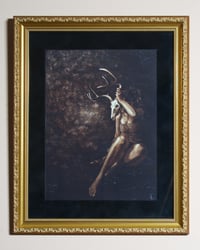 "Self Portrait as a Woman (An Apparition)" Framed Print