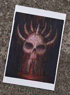 Image of BLEEDING INSANITY MkIII - small original painting