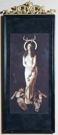 "Retribution" Framed  Hand Embellished Print