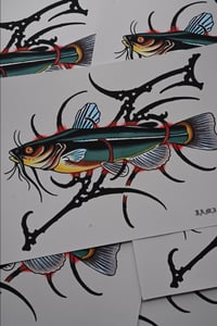 Image 1 of Catfish Tribal Print