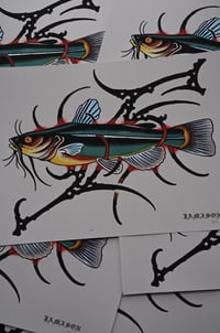 Image 4 of Catfish Tribal Print