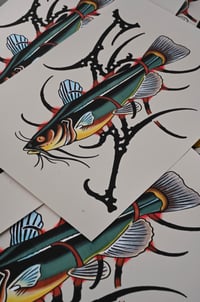 Image 5 of Catfish Tribal Print