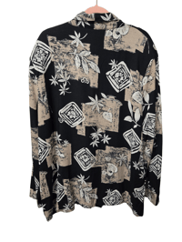Image 2 of Vintage Ethnic Print Plus Size Blazer