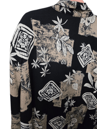 Image 4 of Vintage Ethnic Print Plus Size Blazer