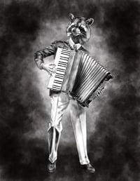 "Varmint Ensemble: The Raccoon" 8.5x11in print