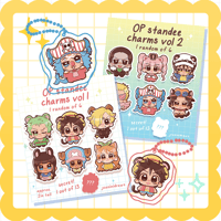 Image 1 of kemonomimi OPs blind bag ✨ thick standee charm 