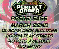Perfect Order Prerelease