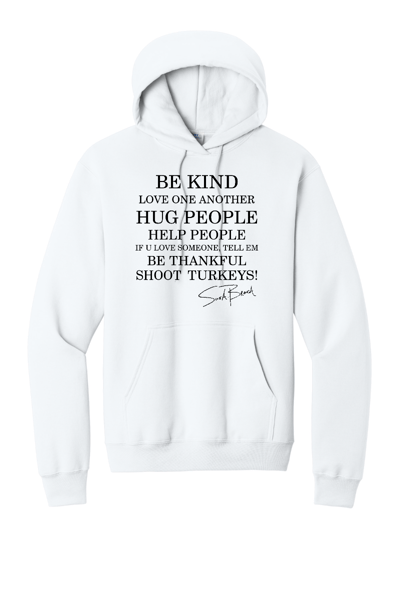Image of White MESSAGE Hoodie